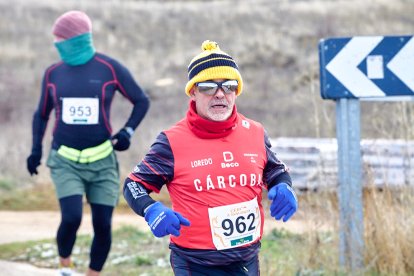 Un total de 341 participantes en la prueba garreña en una mañana invernal.