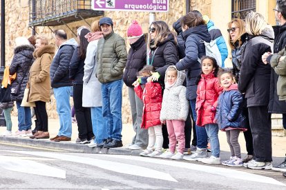 Un total de 341 participantes en la prueba garreña en una mañana invernal.