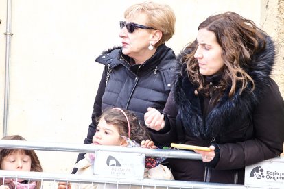 Un total de 341 participantes en la prueba garreña en una mañana invernal.