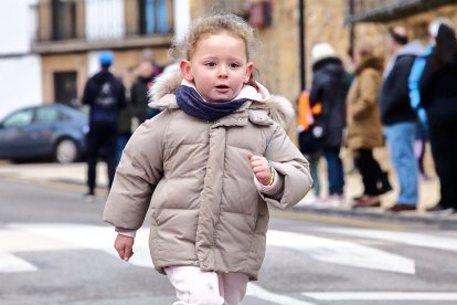 Un total de 341 participantes en la prueba garreña en una mañana invernal.