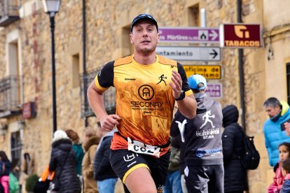 Un total de 341 participantes en la prueba garreña en una mañana invernal.