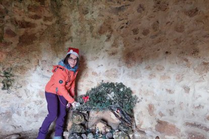 El Belén ya está instalado en el refugio de pastores