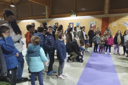 Los niños llenaron de ilusión el recinto