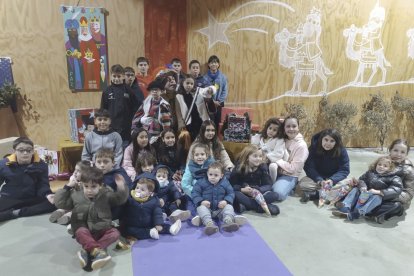 Los niños llenaron de ilusión el recinto