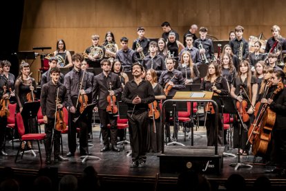 Al principio del concierto se produjo el estreno de la obra compuesta por el soriano