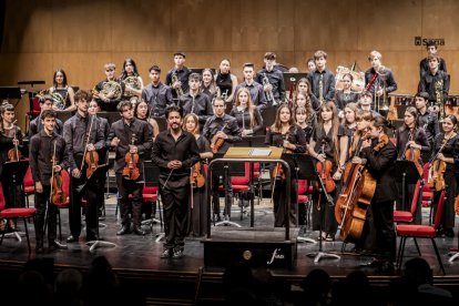 Al principio del concierto se produjo el estreno de la obra compuesta por el soriano