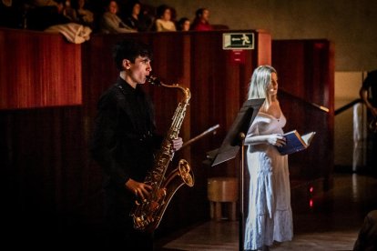 Al principio del concierto se produjo el estreno de la obra compuesta por el soriano