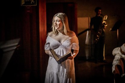 Al principio del concierto se produjo el estreno de la obra compuesta por el soriano