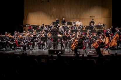 Al principio del concierto se produjo el estreno de la obra compuesta por el soriano