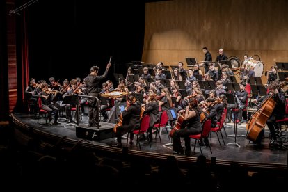Al principio del concierto se produjo el estreno de la obra compuesta por el soriano