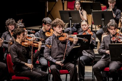 Al principio del concierto se produjo el estreno de la obra compuesta por el soriano