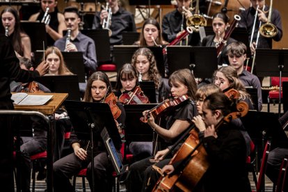 Al principio del concierto se produjo el estreno de la obra compuesta por el soriano