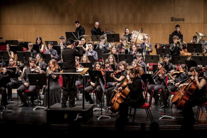 Al principio del concierto se produjo el estreno de la obra compuesta por el soriano