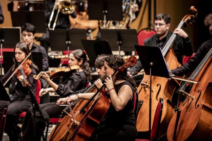Al principio del concierto se produjo el estreno de la obra compuesta por el soriano