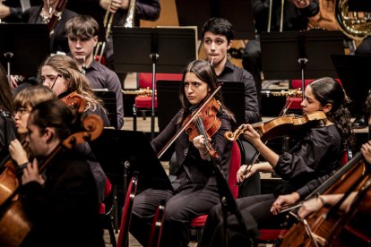 Al principio del concierto se produjo el estreno de la obra compuesta por el soriano