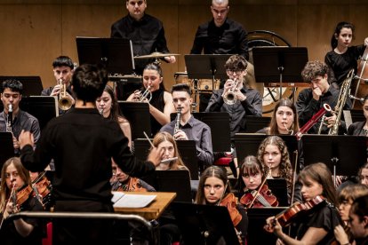 Al principio del concierto se produjo el estreno de la obra compuesta por el soriano