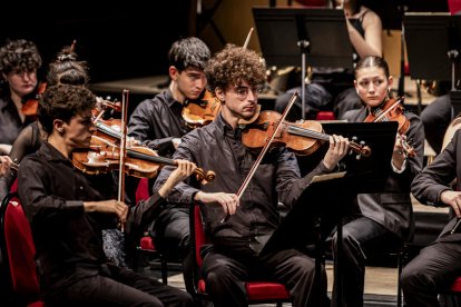 Al principio del concierto se produjo el estreno de la obra compuesta por el soriano
