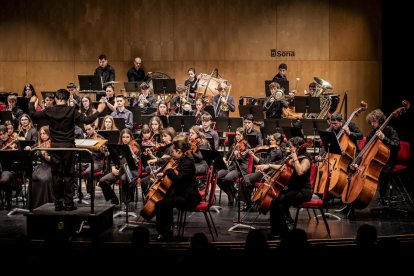 Al principio del concierto se produjo el estreno de la obra compuesta por el soriano