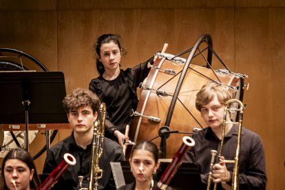 Al principio del concierto se produjo el estreno de la obra compuesta por el soriano
