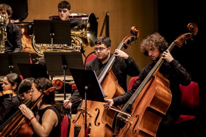 Al principio del concierto se produjo el estreno de la obra compuesta por el soriano