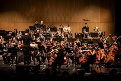 Al principio del concierto se produjo el estreno de la obra compuesta por el soriano
