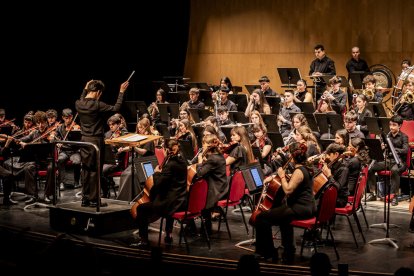 Al principio del concierto se produjo el estreno de la obra compuesta por el soriano