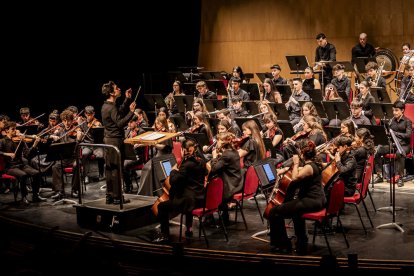 Al principio del concierto se produjo el estreno de la obra compuesta por el soriano