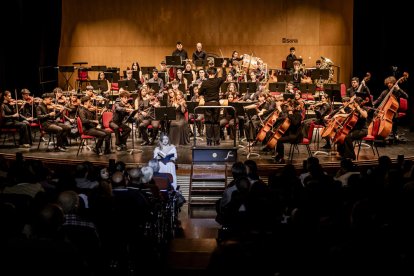 Al principio del concierto se produjo el estreno de la obra compuesta por el soriano