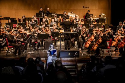 Al principio del concierto se produjo el estreno de la obra compuesta por el soriano