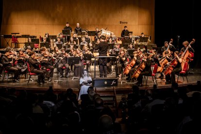 Al principio del concierto se produjo el estreno de la obra compuesta por el soriano