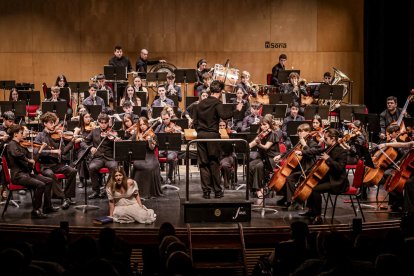 Al principio del concierto se produjo el estreno de la obra compuesta por el soriano