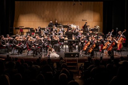 Al principio del concierto se produjo el estreno de la obra compuesta por el soriano