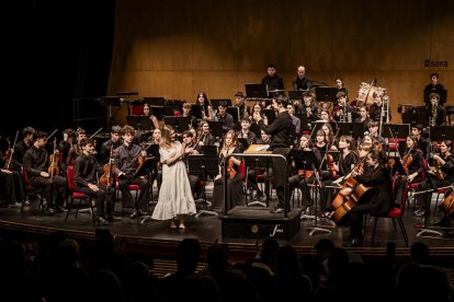 Al principio del concierto se produjo el estreno de la obra compuesta por el soriano