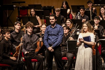 Al principio del concierto se produjo el estreno de la obra compuesta por el soriano