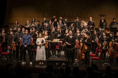 Al principio del concierto se produjo el estreno de la obra compuesta por el soriano