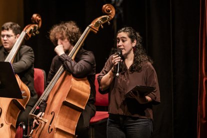 Al principio del concierto se produjo el estreno de la obra compuesta por el soriano