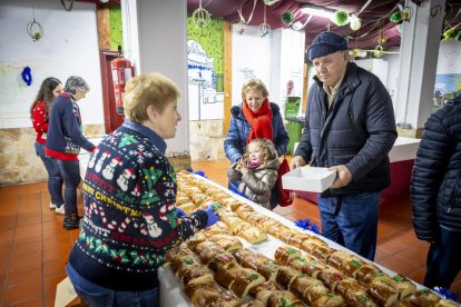 Buen chocolate y roscón para los vecinos