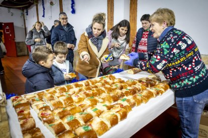 Buen chocolate y roscón para los vecinos