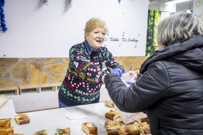 Buen chocolate y roscón para los vecinos