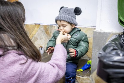 Buen chocolate y roscón para los vecinos