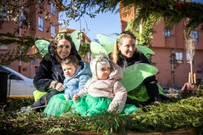 Alegre recorrido de los Reyes Magos.