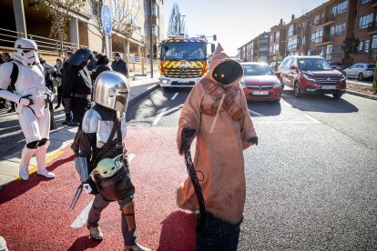 Alegre recorrido de los Reyes Magos.