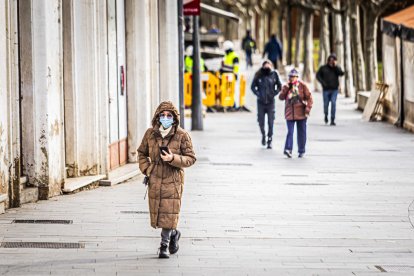 El frío invernal congeló ríos y fuentes
