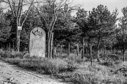 Entrada a la granja de Garrejo en 1959