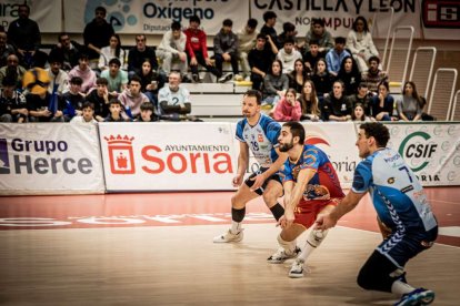 Los celestes pusieron todo el empeño en el duelo
