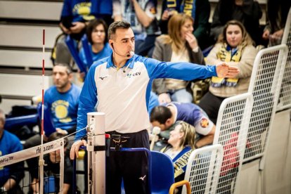 Los celestes pusieron todo el empeño en el duelo
