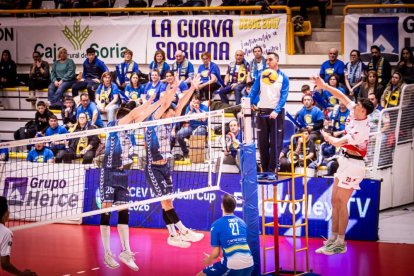 Los celestes pusieron todo el empeño en el duelo