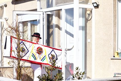 Los barroseros cumpliendo con la Fiesta de Interés Turístico