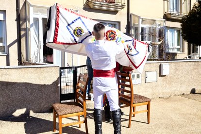 Los barroseros cumpliendo con la Fiesta de Interés Turístico