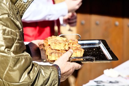 Los barroseros cumpliendo con la Fiesta de Interés Turístico